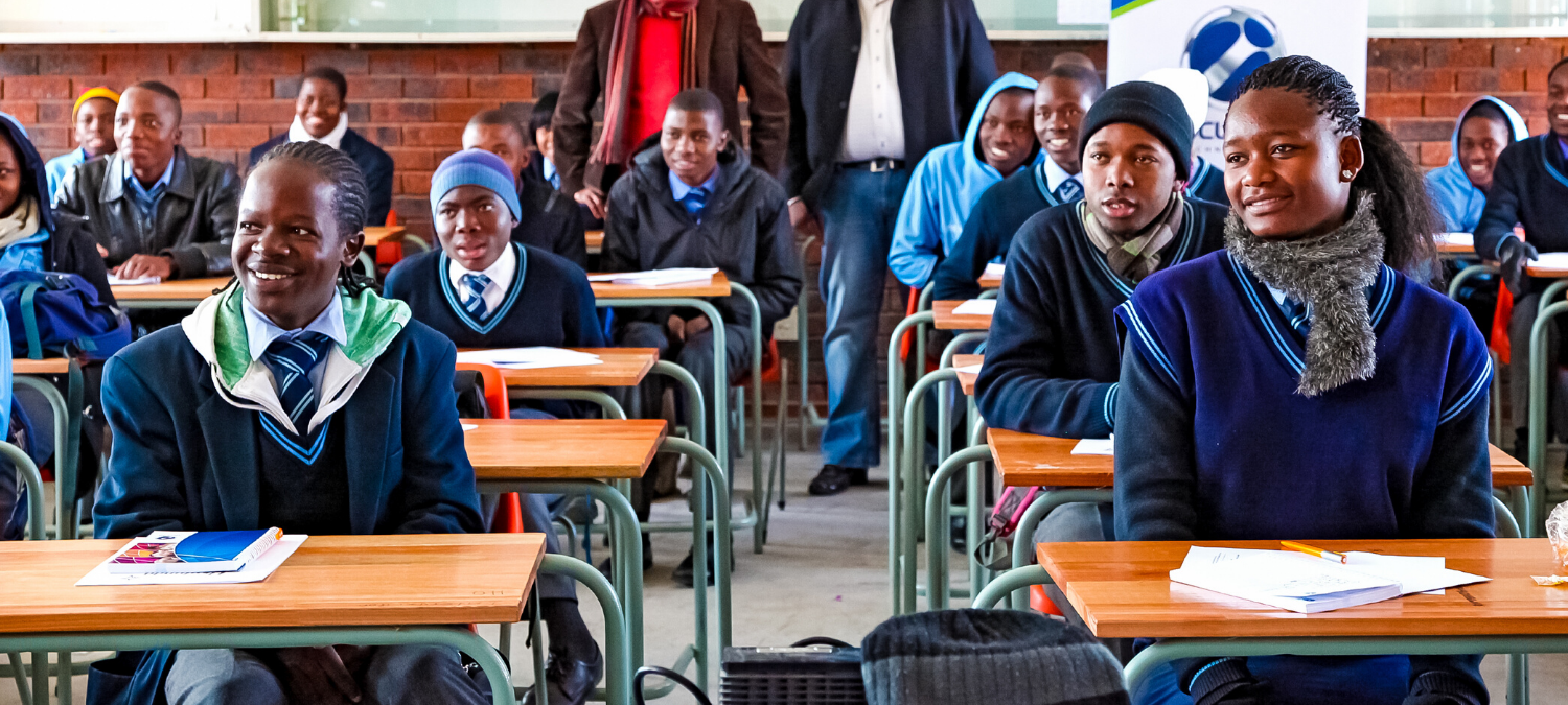 High School Children in Classroom Lesson - Johannesburg, South Africa 